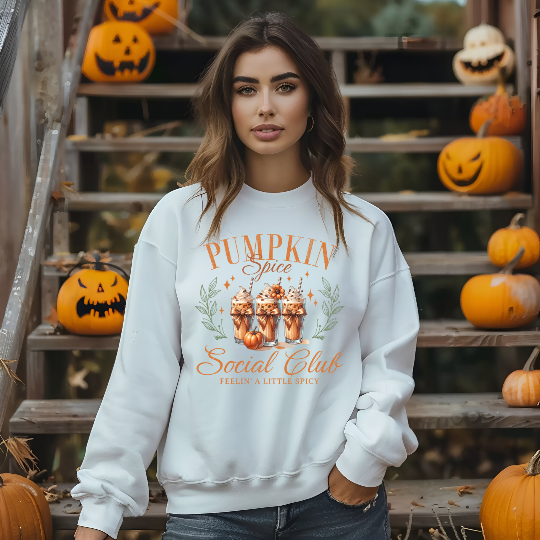 Pumpkin Spice Social Club Crewneck Sweatshirt